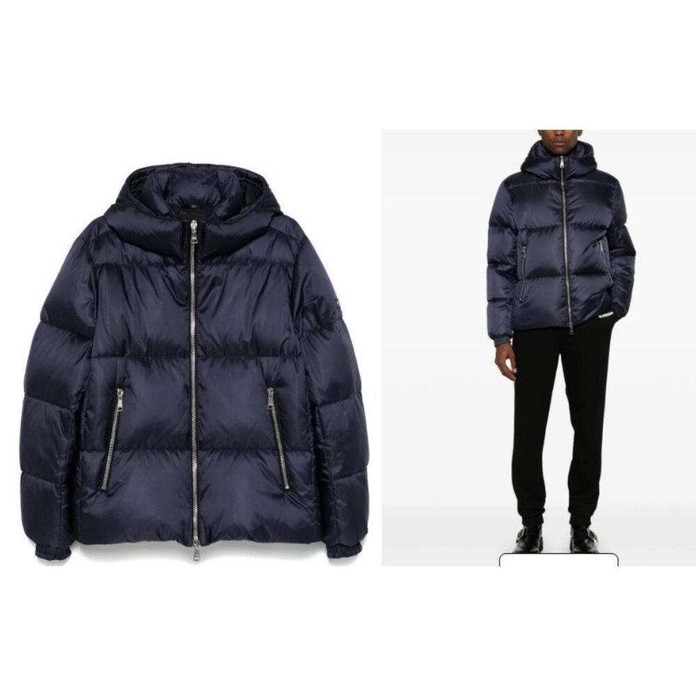 Tatras Grami Hooded Goose Down Jacket size 4 L US color Black NWT mspr 1199